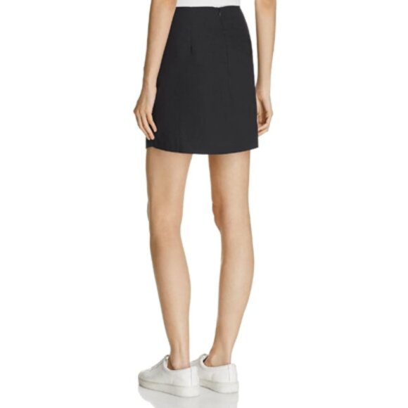 NWT [Lush] Party Night Out Bow Tie Asymmetric Mini Skirt Women's Sz Small - Picture 3 of 3